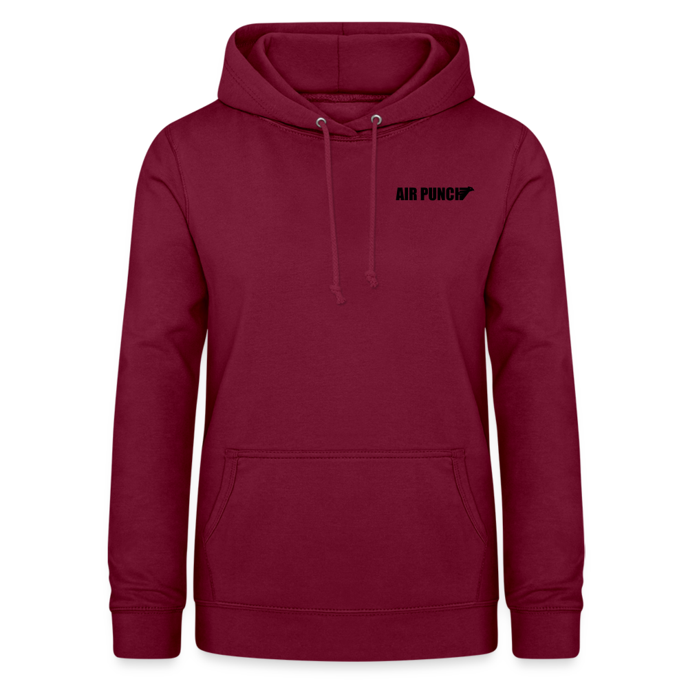 AIR JACKET Shadow Hawk Cropped Hoodie - bordeaux