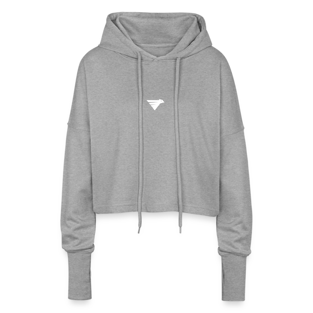 AIR JACKET Shadow Hawk Cropped Hoodie - gris chiné